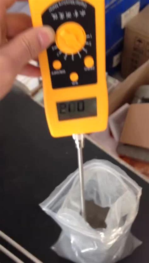 moisture meter for plastic granules